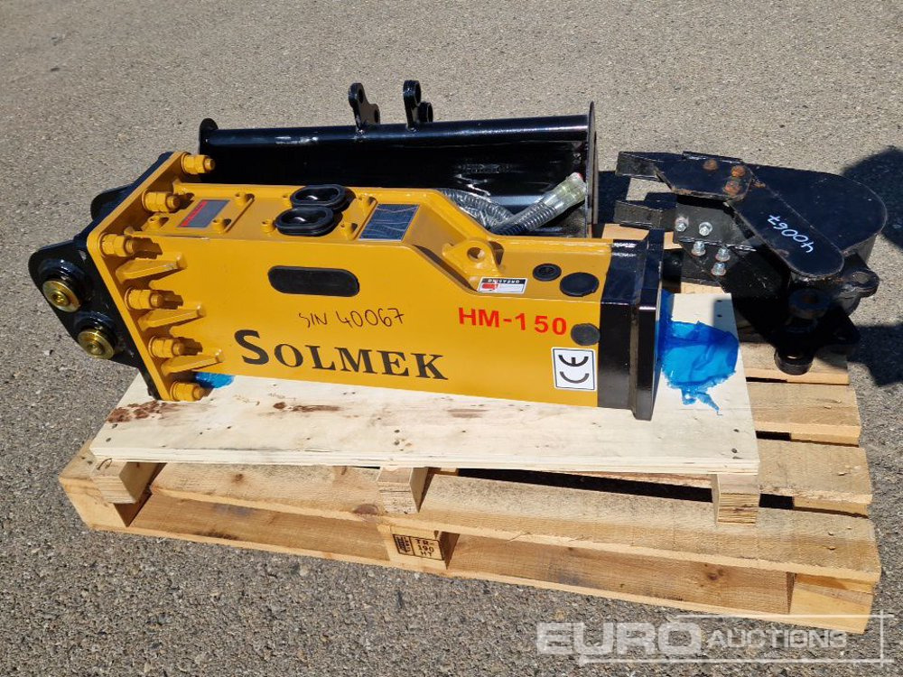 Unused Set of 30" Ditching, 8" Digging Bucket, Hydraulic Breaker to suit JPC Excavator / Conjunto Cazos de 800mm y 200mm y Martillo Solmek HM-150para Excavadora JPC - Bucket: picture 2 Unused Set of 30" Ditching, 8" Digging Bucket, Hydraulic Breaker to suit JPC Excavator / Conjunto Cazos de 800mm y 200mm y Martillo Solmek HM-150para Excavadora JPC - Bucket: picture 2