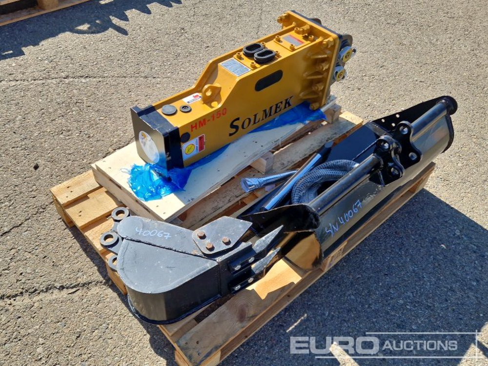 Unused Set of 30" Ditching, 8" Digging Bucket, Hydraulic Breaker to suit JPC Excavator / Conjunto Cazos de 800mm y 200mm y Martillo Solmek HM-150para Excavadora JPC - Bucket: picture 5 Unused Set of 30" Ditching, 8" Digging Bucket, Hydraulic Breaker to suit JPC Excavator / Conjunto Cazos de 800mm y 200mm y Martillo Solmek HM-150para Excavadora JPC - Bucket: picture 5