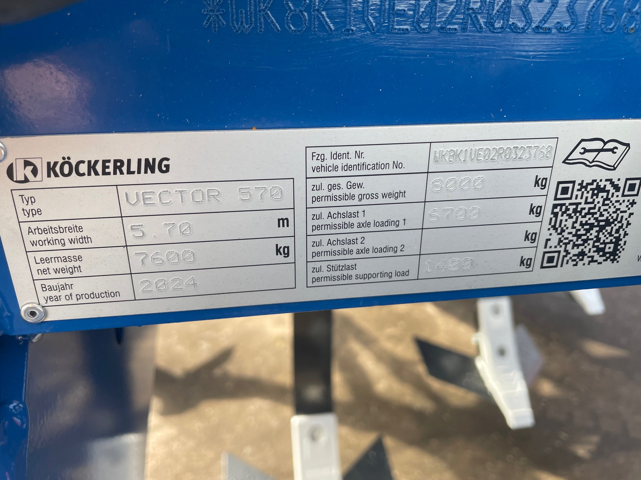 Köckerling Vector 570 - Cultivator: picture 2 Köckerling Vector 570 - Cultivator: picture 2