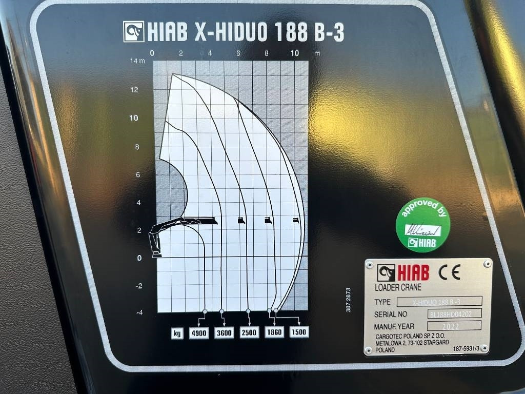 Hiab X-HiDuo 188 B-3 - Loader crane for Truck: picture 3 Hiab X-HiDuo 188 B-3 - Loader crane for Truck: picture 3