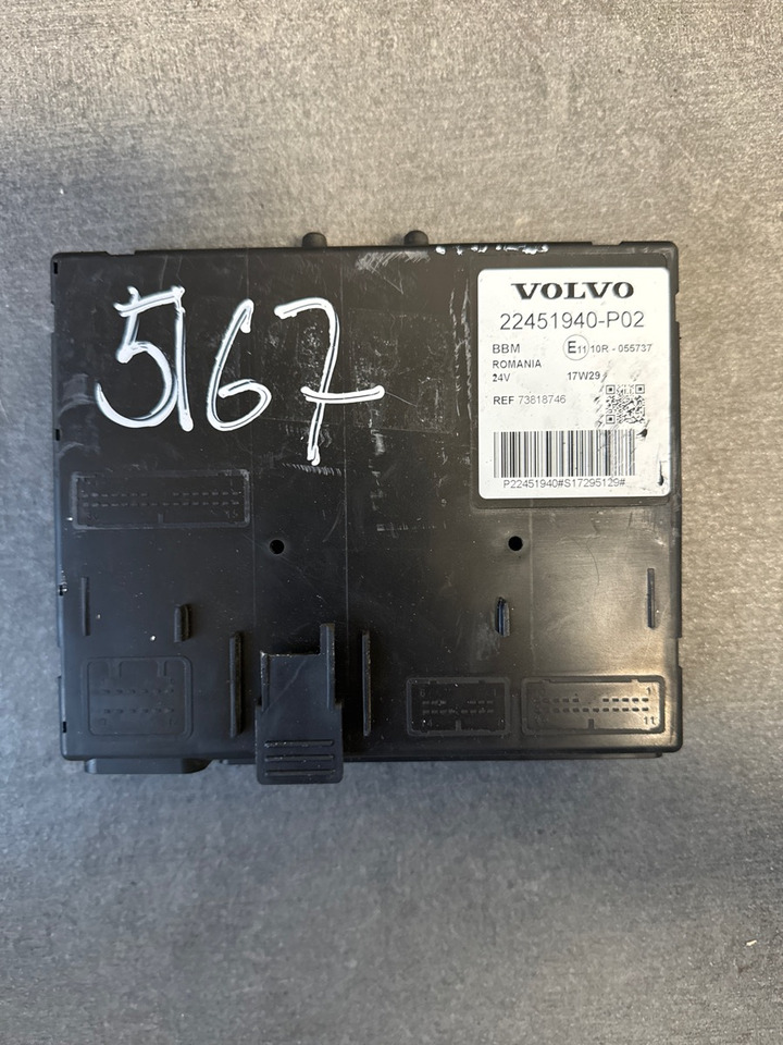 VOLVO ECU BBM 22451940 P02 - Electrical system for Truck: picture 1 VOLVO ECU BBM 22451940 P02 - Electrical system for Truck: picture 1