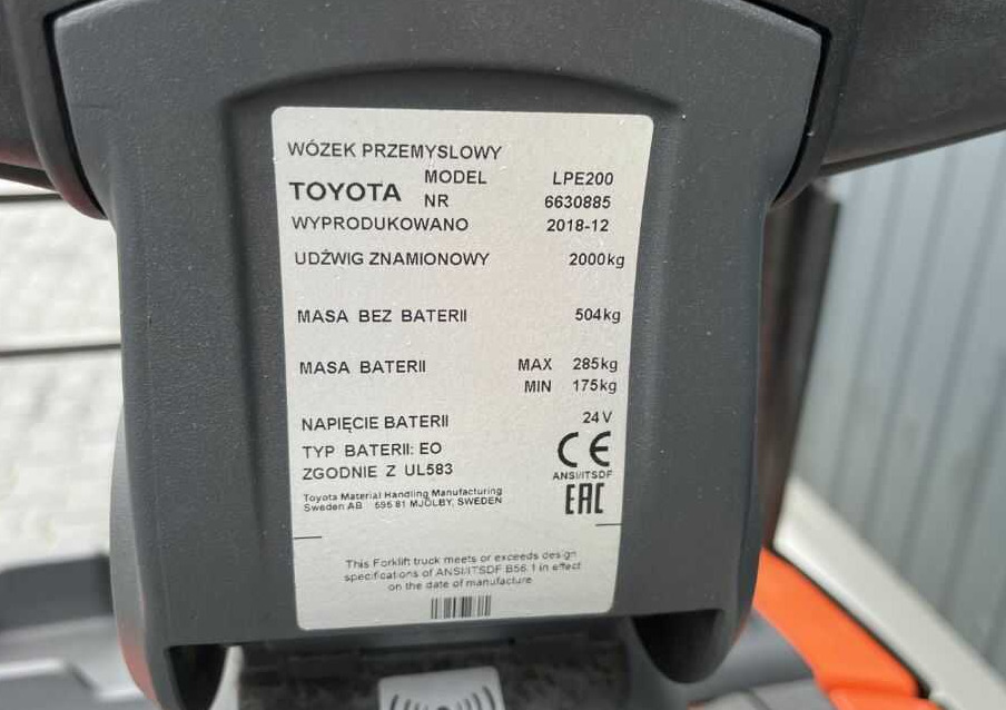 BT LPE200 - Pallet truck: picture 4 BT LPE200 - Pallet truck: picture 4