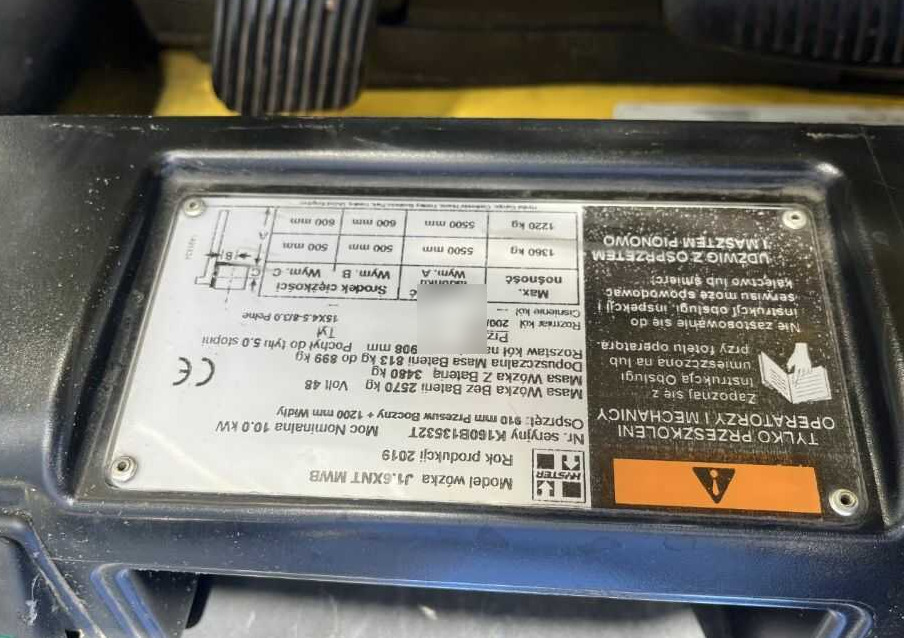 Hyster J1.6XNT - Electric forklift: picture 4 Hyster J1.6XNT - Electric forklift: picture 4