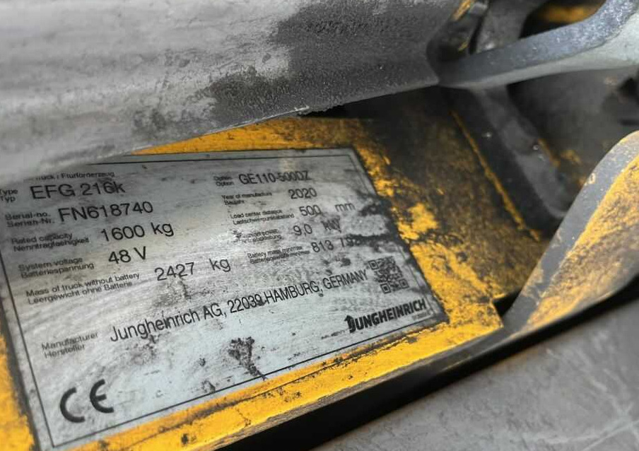 Jungheinrich EFG216k - Electric forklift: picture 4 Jungheinrich EFG216k - Electric forklift: picture 4