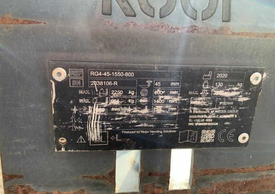 Kooi RG4-45-1550 - Boom for Material handling equipment: picture 3 Kooi RG4-45-1550 - Boom for Material handling equipment: picture 3