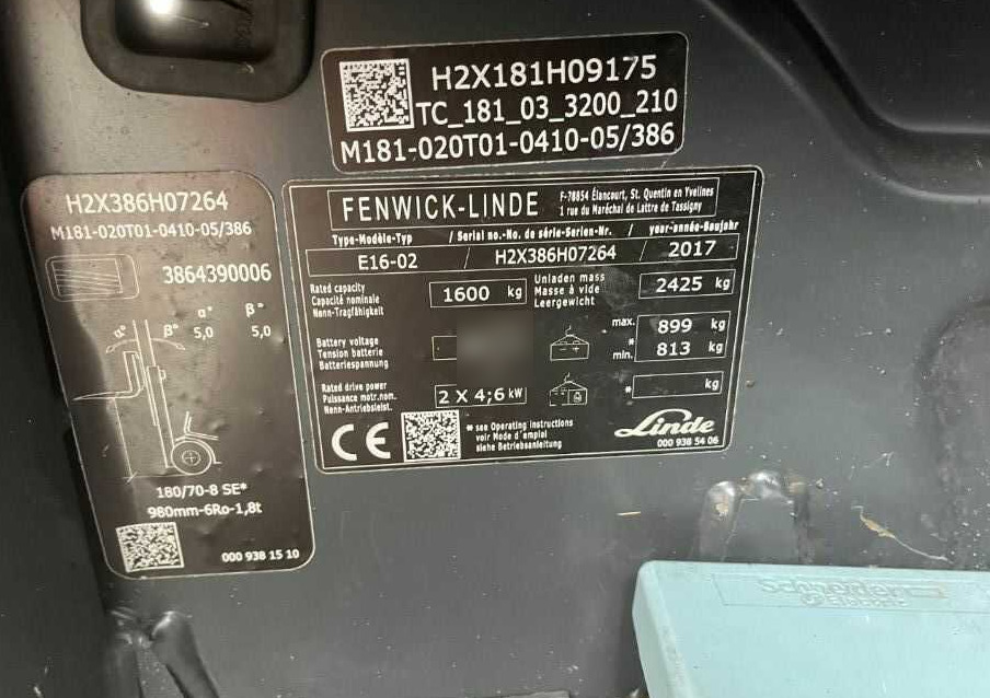 Linde E16-02 - Electric forklift: picture 4 Linde E16-02 - Electric forklift: picture 4