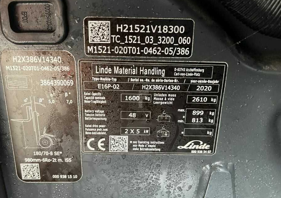 Linde E16P-02 - Electric forklift: picture 4 Linde E16P-02 - Electric forklift: picture 4