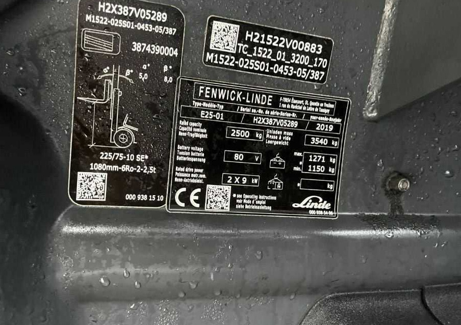 Linde E25-01 - Electric forklift: picture 4 Linde E25-01 - Electric forklift: picture 4