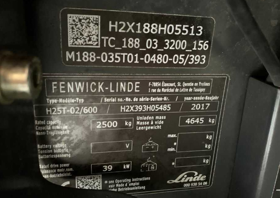 Linde H25T-02/600 - LPG forklift: picture 3 Linde H25T-02/600 - LPG forklift: picture 3
