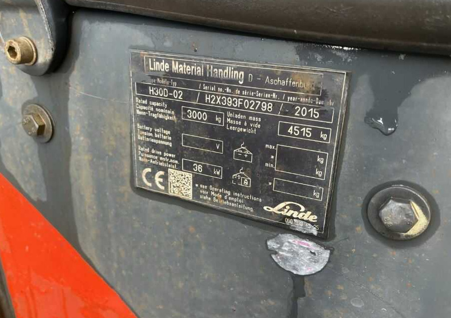 Linde H30D-02 - Diesel forklift: picture 4 Linde H30D-02 - Diesel forklift: picture 4