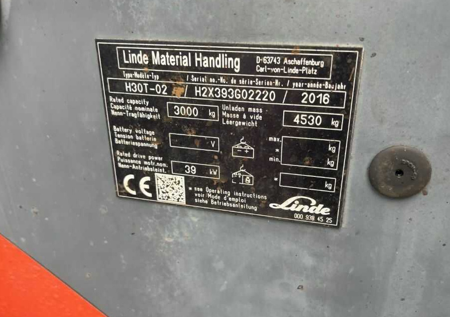 Linde H30T-02 - LPG forklift: picture 4 Linde H30T-02 - LPG forklift: picture 4