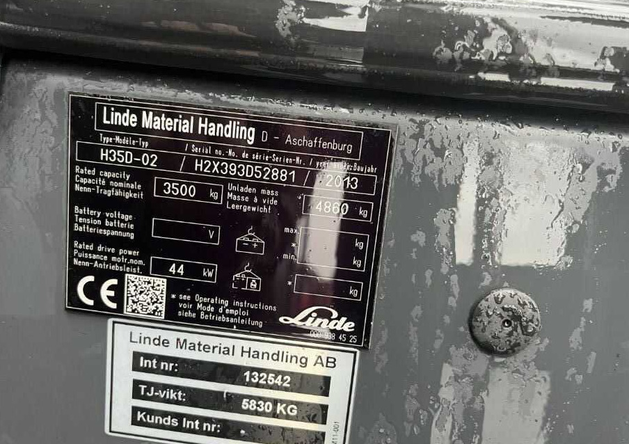 Linde H35D-01 - Diesel forklift: picture 4 Linde H35D-01 - Diesel forklift: picture 4