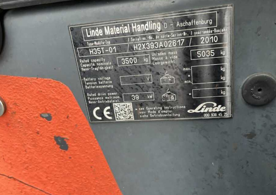 Linde H35T-01 - LPG forklift: picture 4 Linde H35T-01 - LPG forklift: picture 4