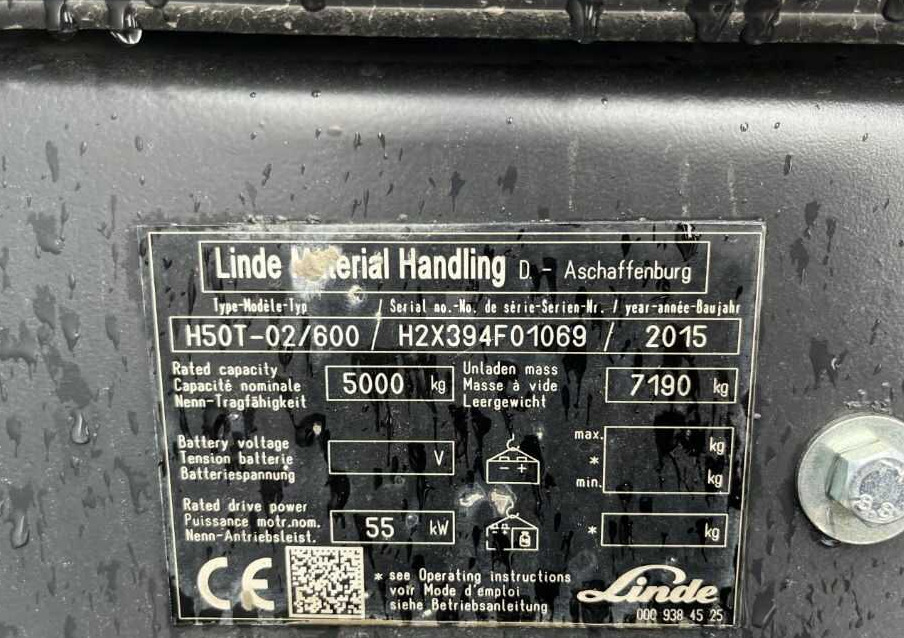 Linde H50T-02/600 - LPG forklift: picture 2 Linde H50T-02/600 - LPG forklift: picture 2