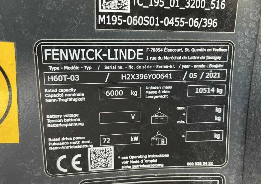 Linde H60T-03 - LPG forklift: picture 4 Linde H60T-03 - LPG forklift: picture 4
