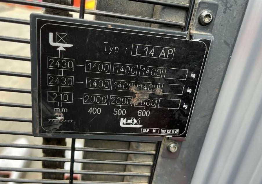 Linde L14lAP - Stacker: picture 5 Linde L14lAP - Stacker: picture 5