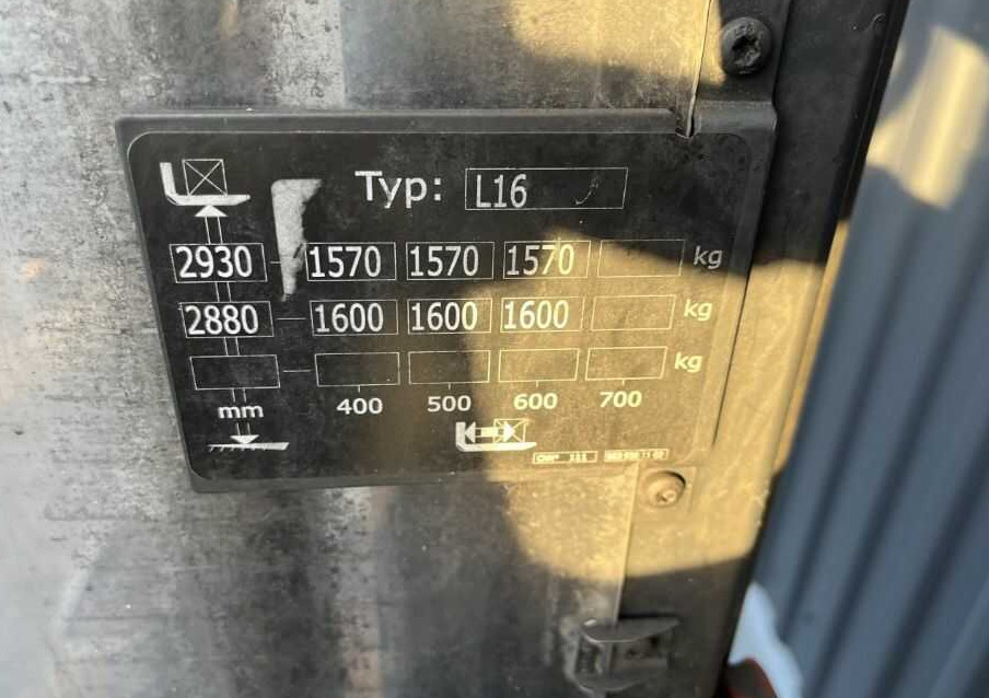 Linde L16 - Stacker: picture 5 Linde L16 - Stacker: picture 5