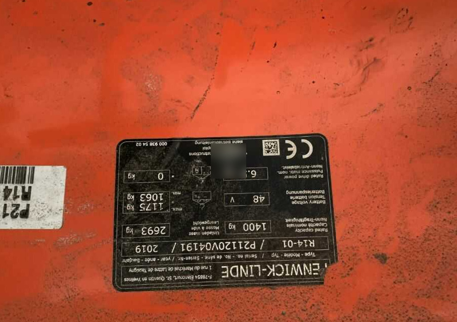 Linde R14-01 - Reach truck: picture 4 Linde R14-01 - Reach truck: picture 4