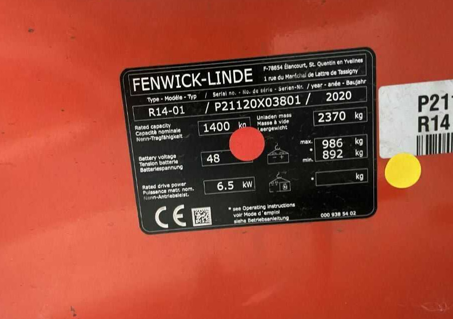 Linde R14-01 - Reach truck: picture 4 Linde R14-01 - Reach truck: picture 4