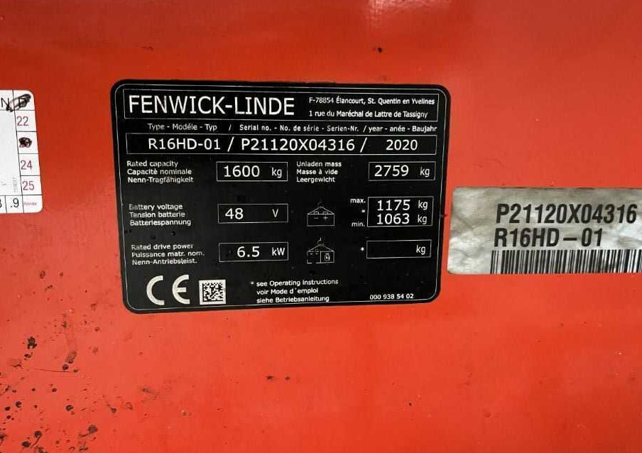 Linde R16HD-01 - Reach truck: picture 4 Linde R16HD-01 - Reach truck: picture 4