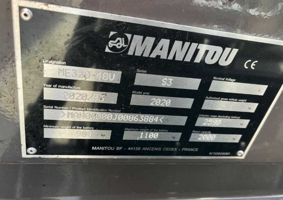 Manitou ME320 - Electric forklift: picture 5 Manitou ME320 - Electric forklift: picture 5