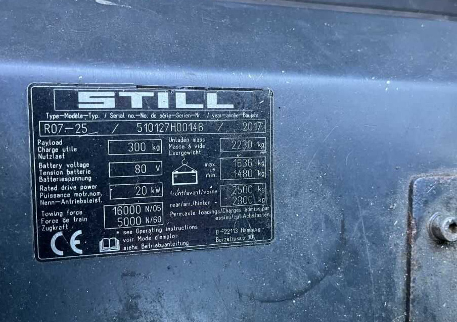 Still R07-25 - Tow tractor: picture 4 Still R07-25 - Tow tractor: picture 4