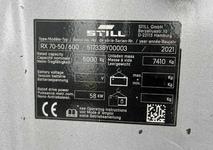 Still RX70-50T/600 - LPG forklift: picture 4 Still RX70-50T/600 - LPG forklift: picture 4