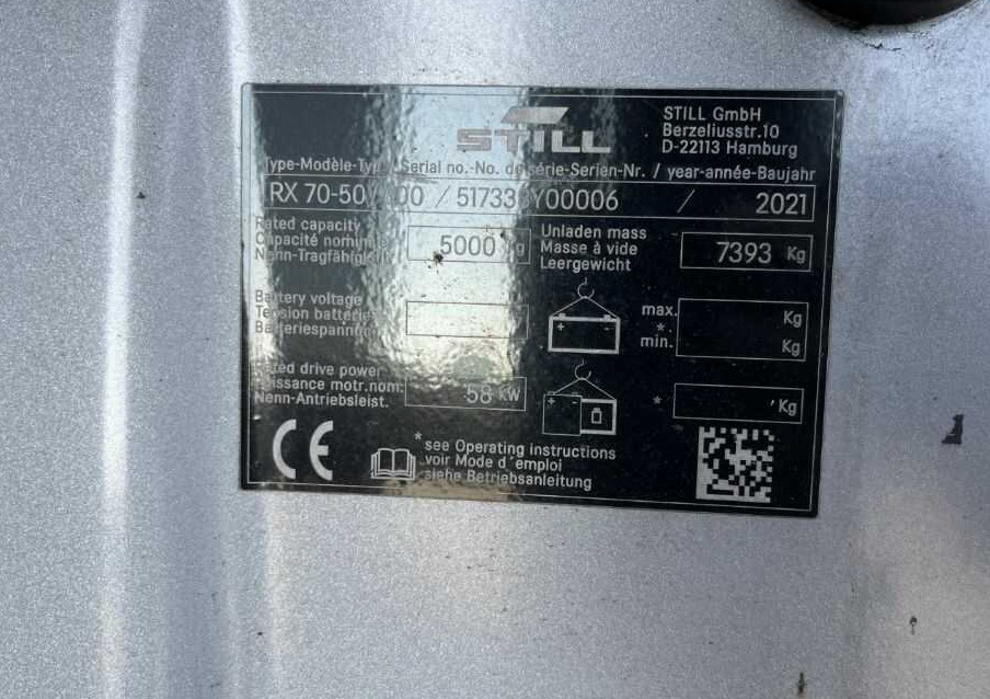 Still RX70-50T/600 - LPG forklift: picture 4 Still RX70-50T/600 - LPG forklift: picture 4