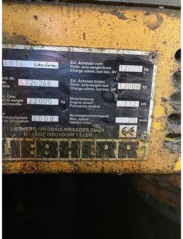 Liebherr - Excavator: picture 4 Liebherr - Excavator: picture 4