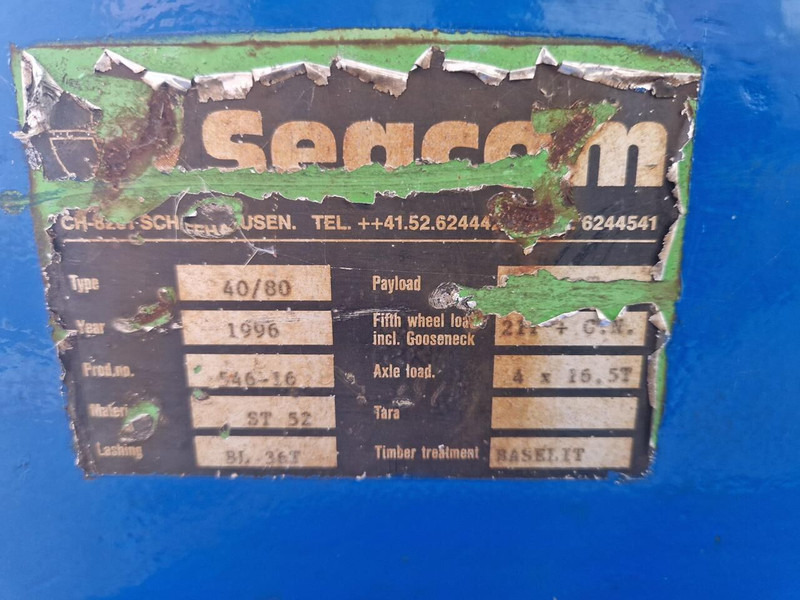 Semi-trailer Zwaartransportwagen 80 ton: picture 9 Semi-trailer Zwaartransportwagen 80 ton: picture 9