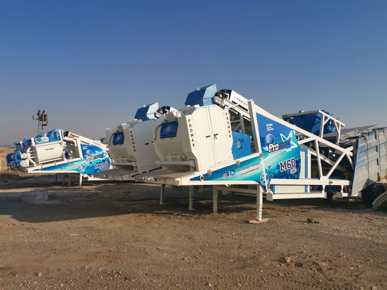 New Concrete plant Promax Mobile Concrete Batching Plant PROMAX M60-SNG (60m3/h): picture 25
