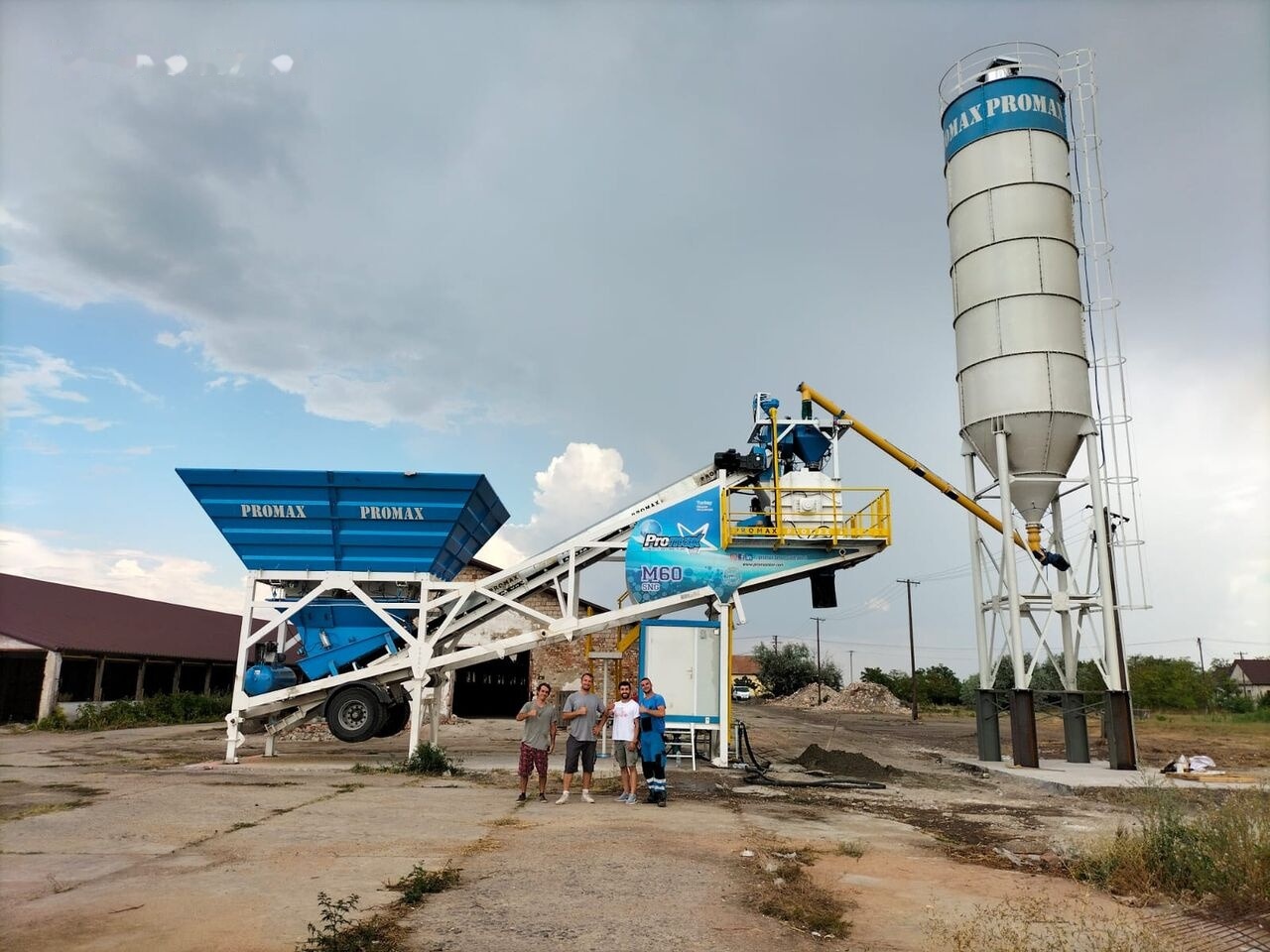 New Concrete plant Promax Mobile Concrete Batching Plant PROMAX M60-SNG (60m3/h): picture 8