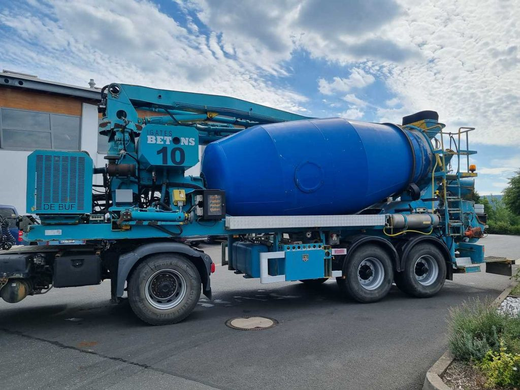 De Buf Beton-Mischer 9m³/Sermac 24m Betonpumpe - Concrete mixer semi-trailer: picture 5 De Buf Beton-Mischer 9m³/Sermac 24m Betonpumpe - Concrete mixer semi-trailer: picture 5