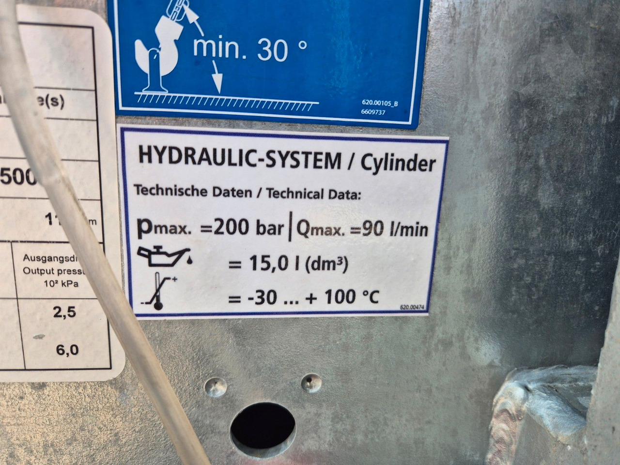 Tipper trailer Humbaur HTK 754020 Dreiseitenkipper vollverzinkt: picture 20