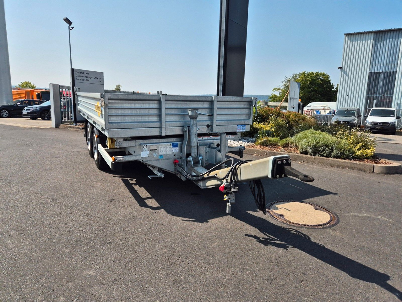 Tipper trailer Humbaur HTK 754020 Dreiseitenkipper vollverzinkt: picture 9