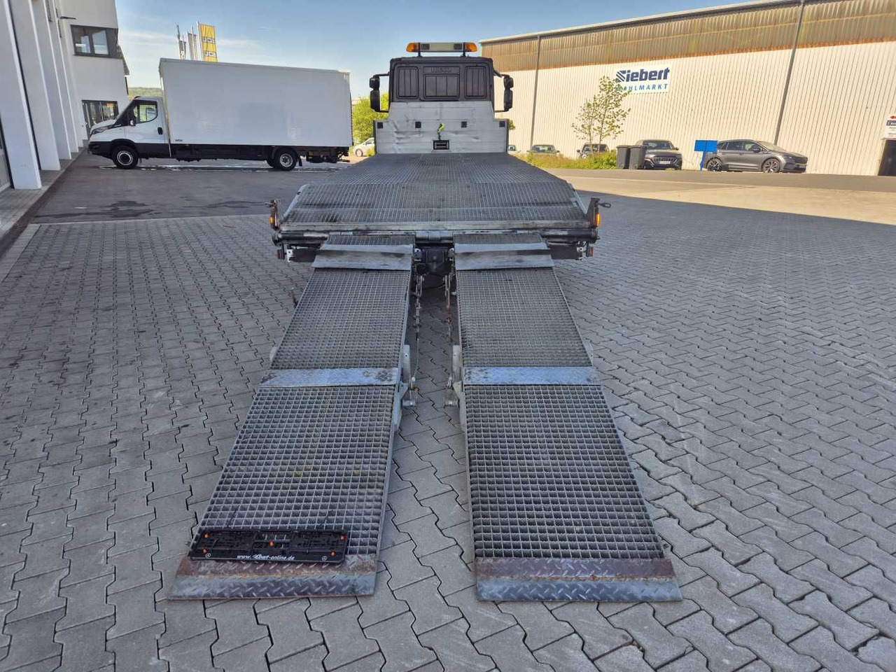 Autotransporter truck Iveco Eurocargo ML140E25/P Maschinentransporter Winde: picture 10