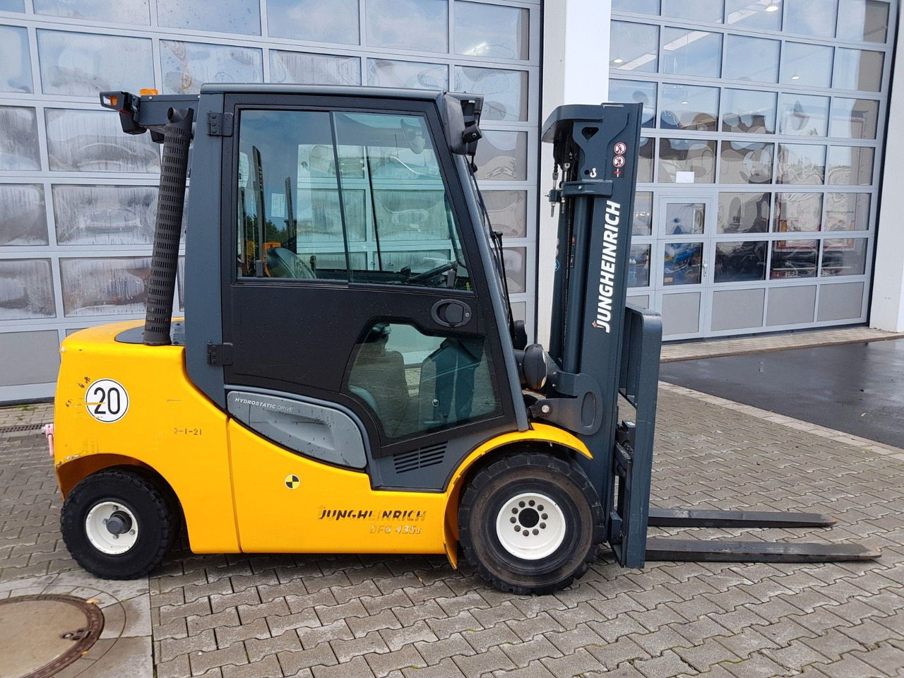 Jungheinrich DFG 435s / 4.400mm / nur 1.778h! / Klima / SS - Diesel forklift: picture 2 Jungheinrich DFG 435s / 4.400mm / nur 1.778h! / Klima / SS - Diesel forklift: picture 2