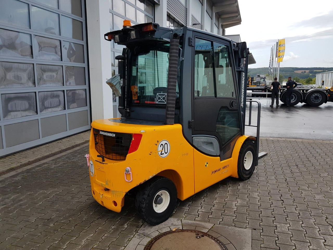 Jungheinrich DFG 435s / 4.400mm / nur 1.778h! / Klima / SS - Diesel forklift: picture 3 Jungheinrich DFG 435s / 4.400mm / nur 1.778h! / Klima / SS - Diesel forklift: picture 3