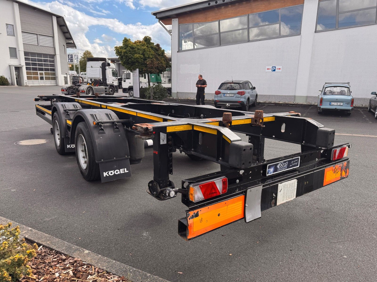 Kögel ZW 18 Lafette SAF Achsen 15.910kg Nutzlast - Container transporter/ Swap body trailer: picture 3 Kögel ZW 18 Lafette SAF Achsen 15.910kg Nutzlast - Container transporter/ Swap body trailer: picture 3