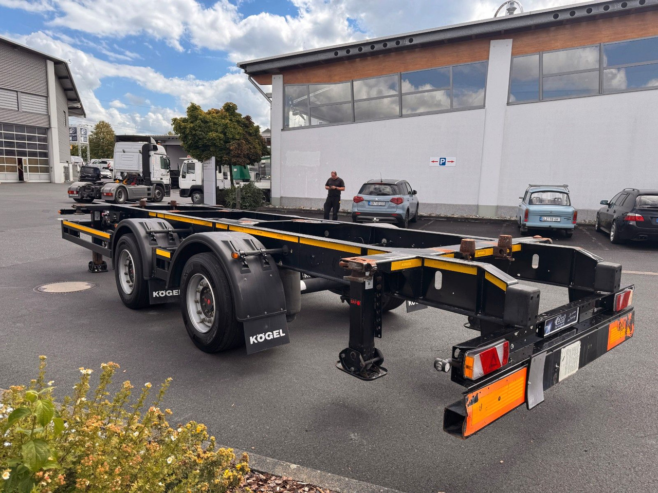 Kögel ZW 18 Lafette SAF Achsen 15.910kg Nutzlast - Container transporter/ Swap body trailer: picture 5 Kögel ZW 18 Lafette SAF Achsen 15.910kg Nutzlast - Container transporter/ Swap body trailer: picture 5