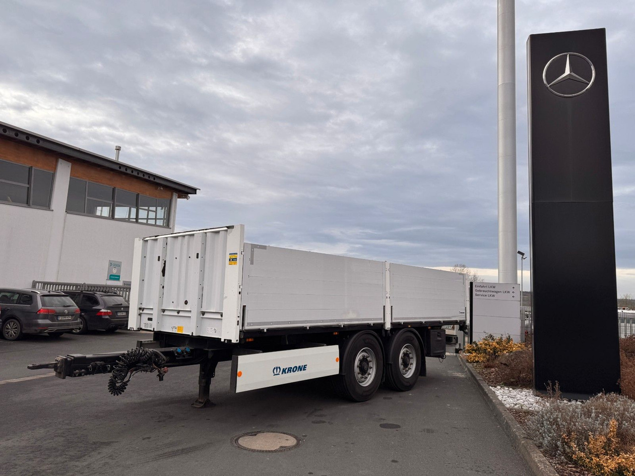 Krone ZZ 6.520mm BPW-Achsen 50er Öse - Dropside/ Flatbed trailer: picture 1 Krone ZZ 6.520mm BPW-Achsen 50er Öse - Dropside/ Flatbed trailer: picture 1