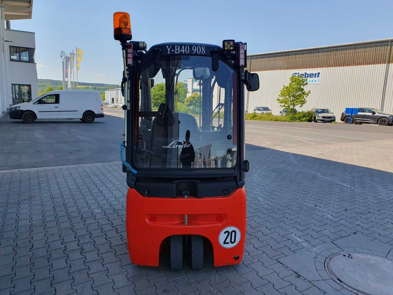 Linde E14 - 01 / Triplex: 4.10m! / SS / nur 1.003h! - Electric forklift: picture 5 Linde E14 - 01 / Triplex: 4.10m! / SS / nur 1.003h! - Electric forklift: picture 5