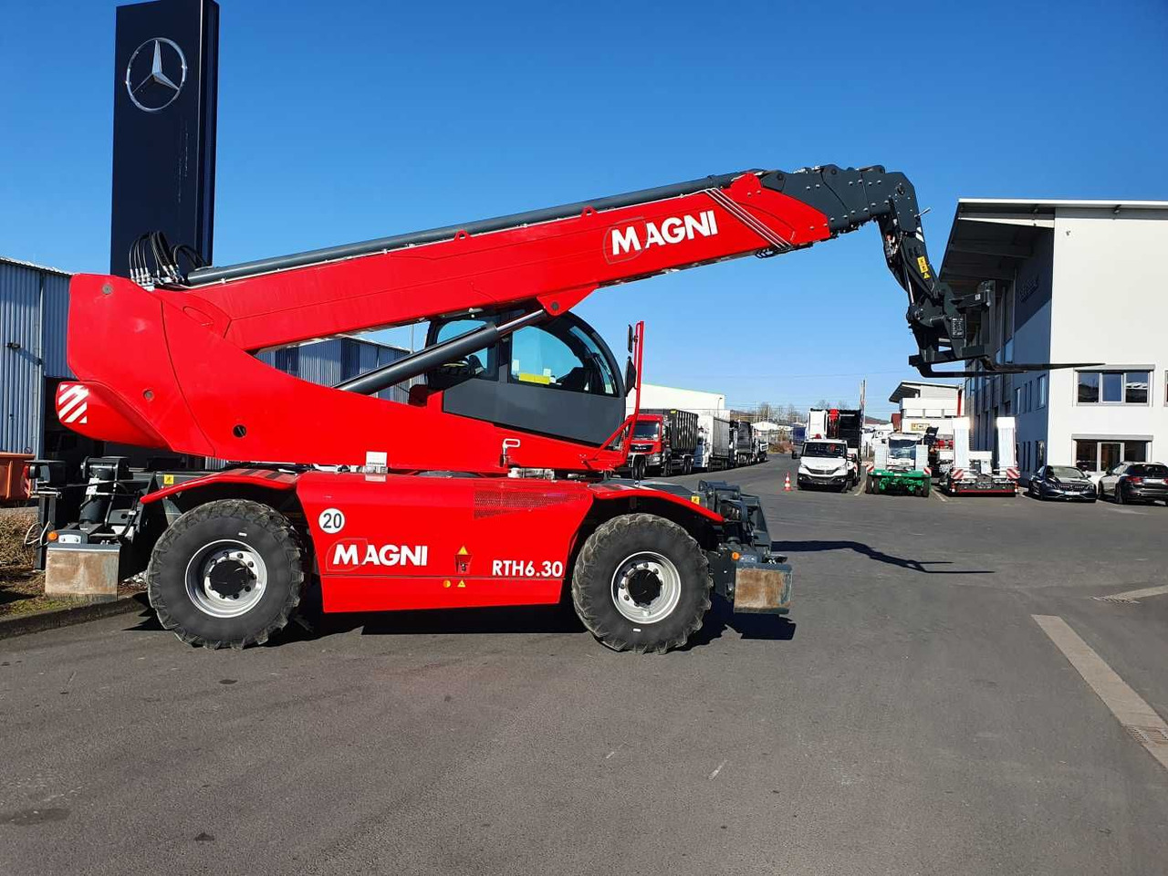 New Telescopic handler Magni RTH 6.30 Roto + Funk + Klima / nur 119h!: picture 6