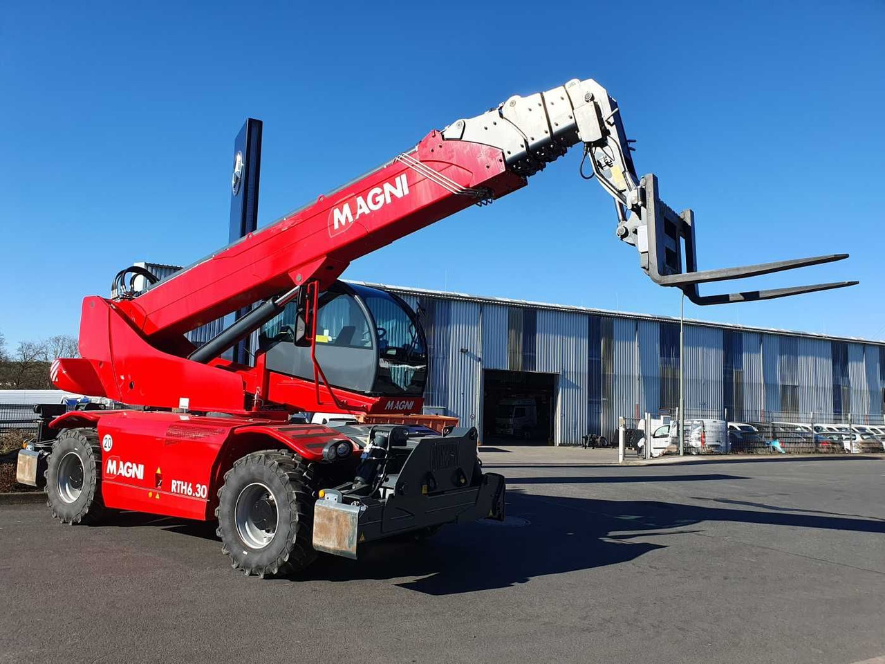 New Telescopic handler Magni RTH 6.30 Roto + Funk + Klima / nur 119h!: picture 7