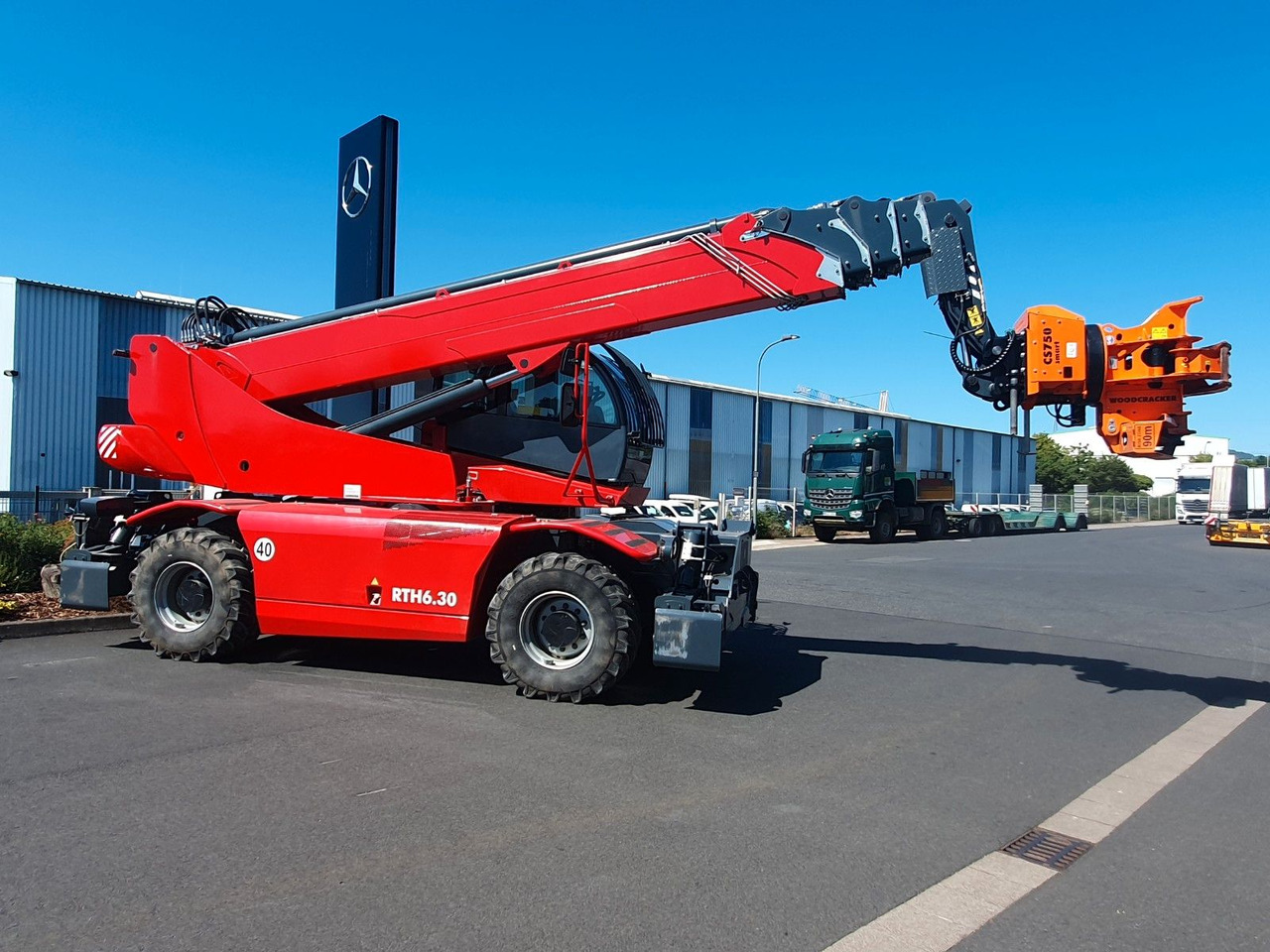 Telescopic handler Magni RTH 6.30 SH / Fällkran / nur 1.340h / 2021: picture 7