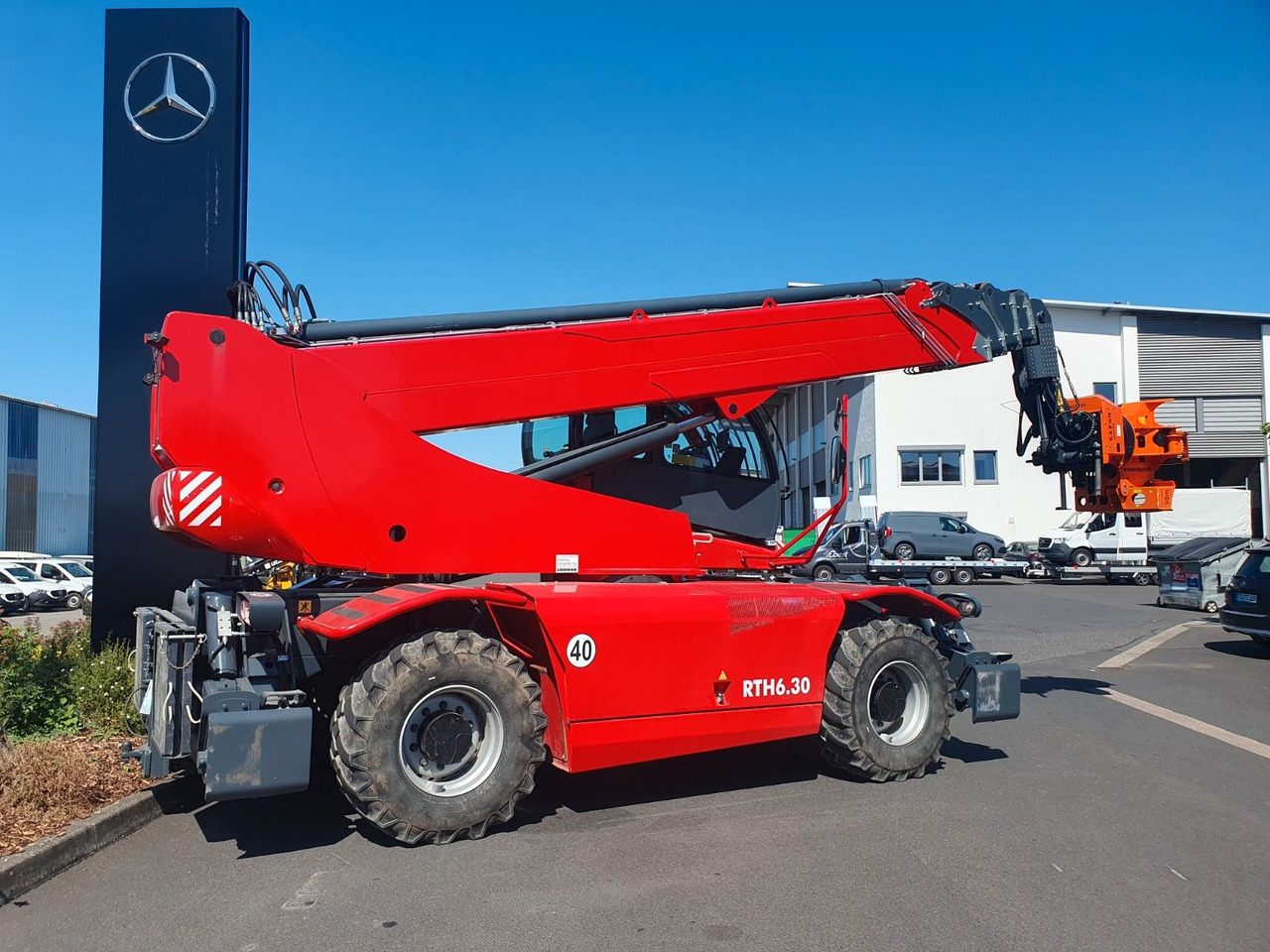 Telescopic handler Magni RTH 6.30 SH / Fällkran / nur 1.340h / 2021: picture 6