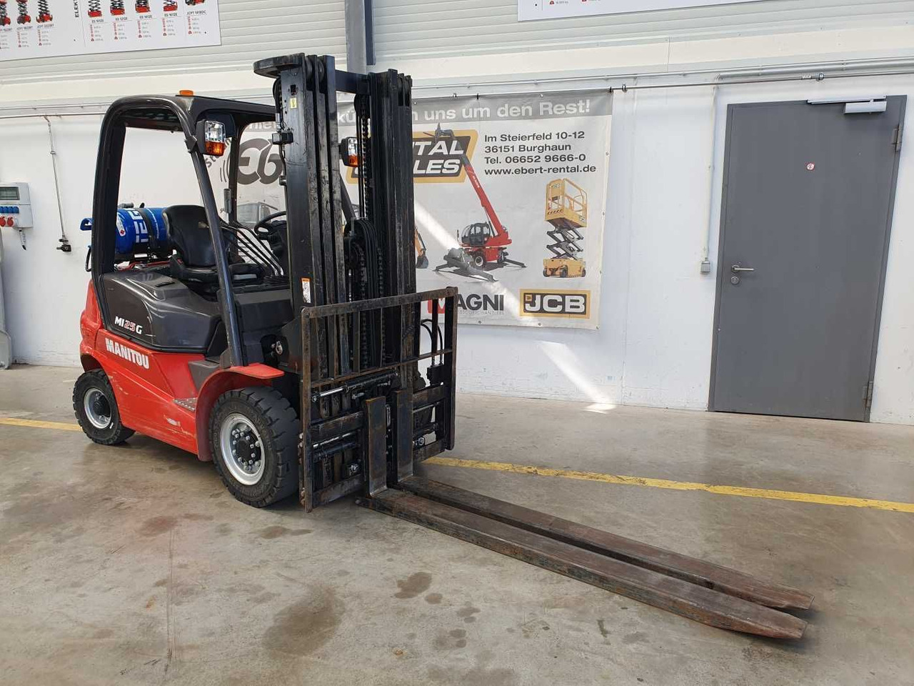 LPG forklift Manitou MI 25 G / Triplex: 4.70m / nur 1.976h! / SS: picture 6