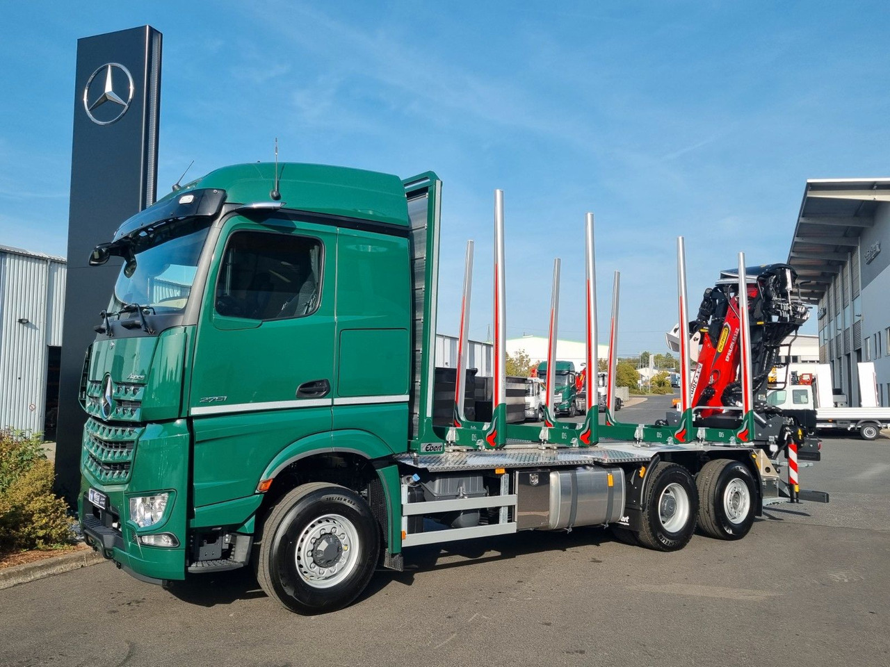 Mercedes-Benz Arocs 2551 L 6x2/4 HAD Palfinger Epsilon TZ12 - Timber truck, Crane truck: picture 2 Mercedes-Benz Arocs 2551 L 6x2/4 HAD Palfinger Epsilon TZ12 - Timber truck, Crane truck: picture 2