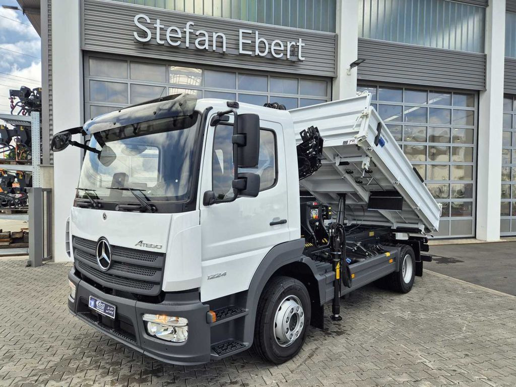 Mercedes-Benz Atego 1224 KK Kipper+Kran+Funk+Greifersteuerung - Tipper, Crane truck: picture 1 Mercedes-Benz Atego 1224 KK Kipper+Kran+Funk+Greifersteuerung - Tipper, Crane truck: picture 1