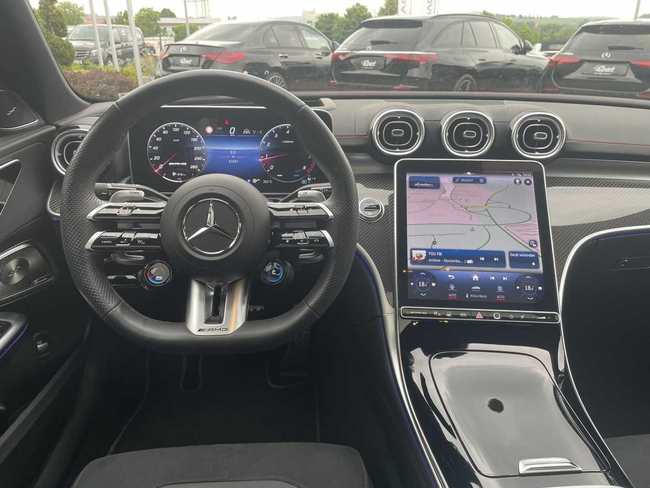 Sedan Mercedes-Benz C 43 AMG Digital+Burm+Distr+360+HUD+AHK+ Carbon: picture 9